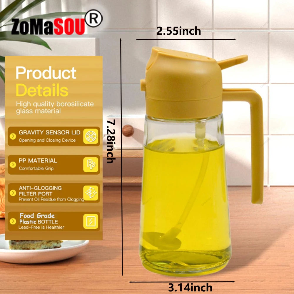 Olive Oil Dispenser Bottle 2 in 1