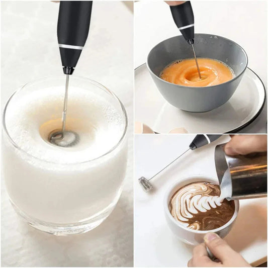 Coffee Maker Whisk Mixer for Cappuccino and Cream Foam
