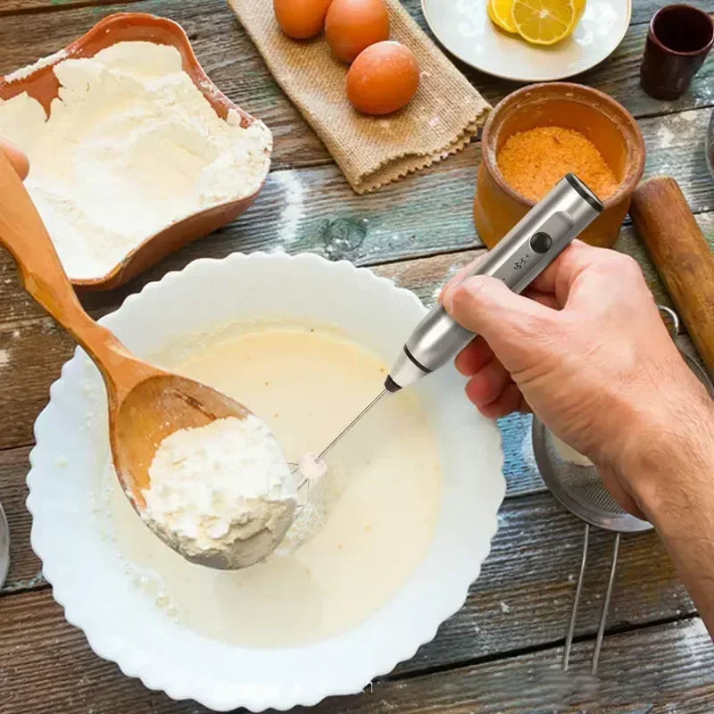 Coffee Maker Whisk Mixer for Cappuccino and Cream Foam