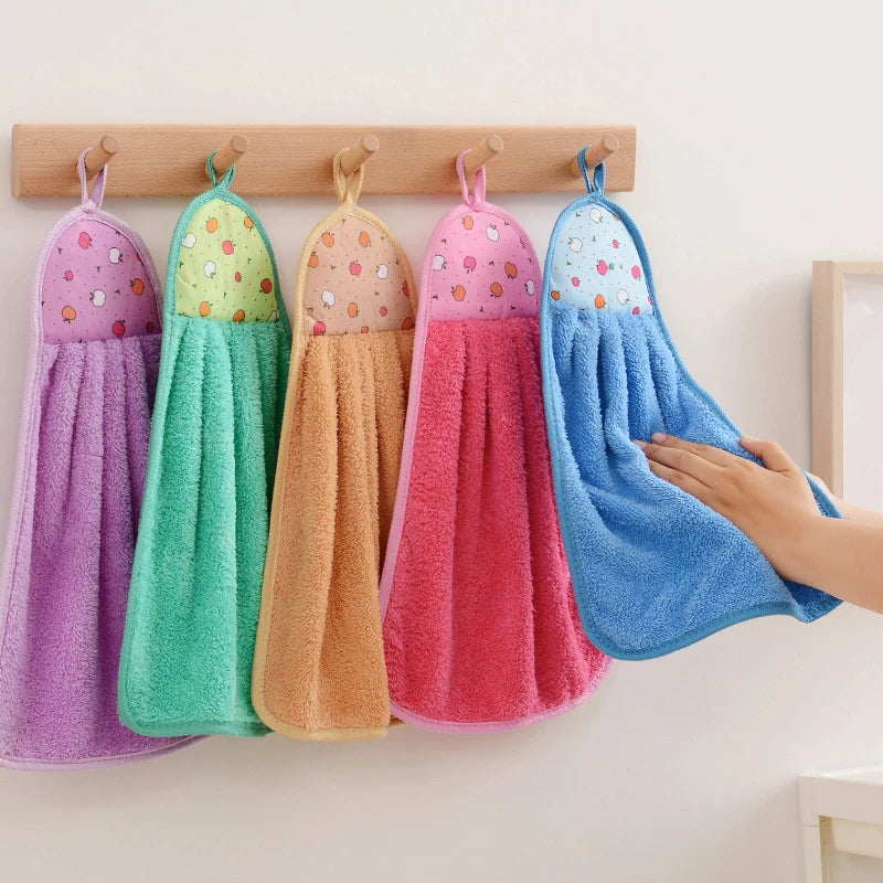 Super Soft Hanging Microfiber Kitchen & Hand Towel