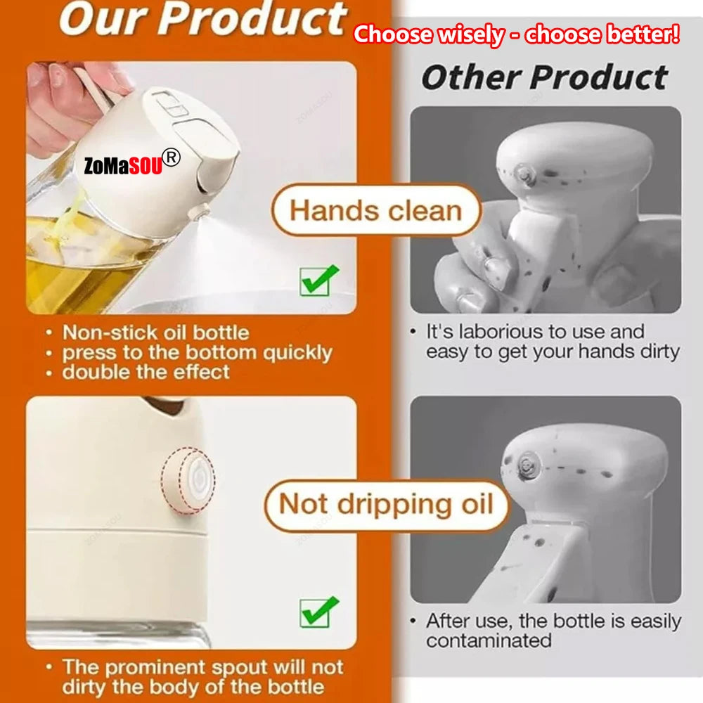 Olive Oil Dispenser Bottle 2 in 1