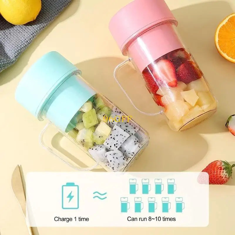 Rechargeable Fruit Juicer Portable Fruit Waterproof Plastic Material