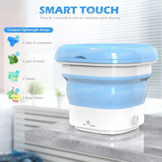 Folding Semi Automatic Mini Washing Machine