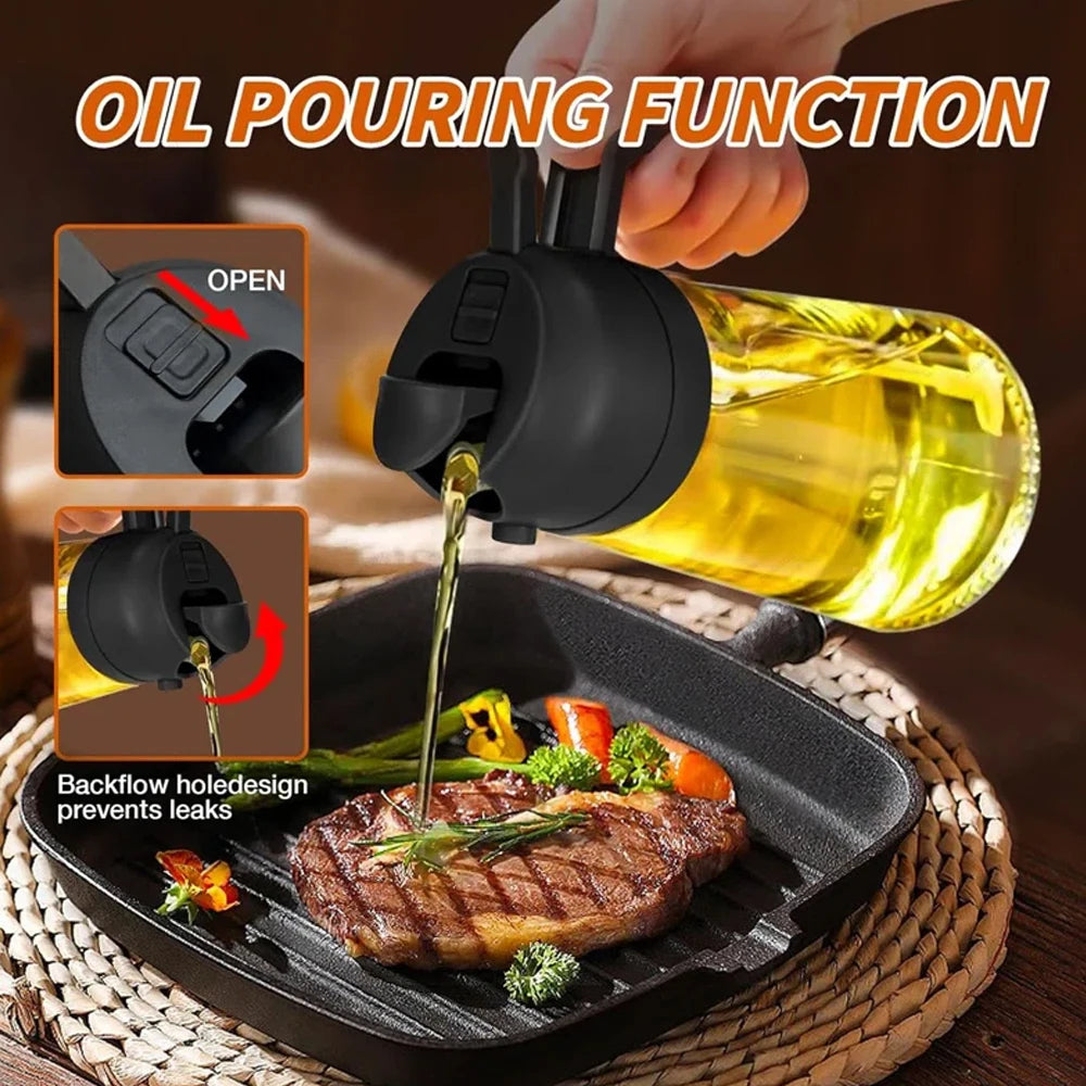 Olive Oil Dispenser Bottle 2 in 1