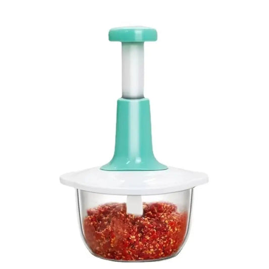 Plastic Garlic Mincing Machine Easy Manual Crusher & Chopper