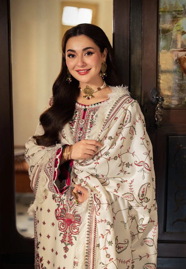 ASIM JOFA dhanak embroidered &amp; embroidered shawl luxury unstitched 3pc