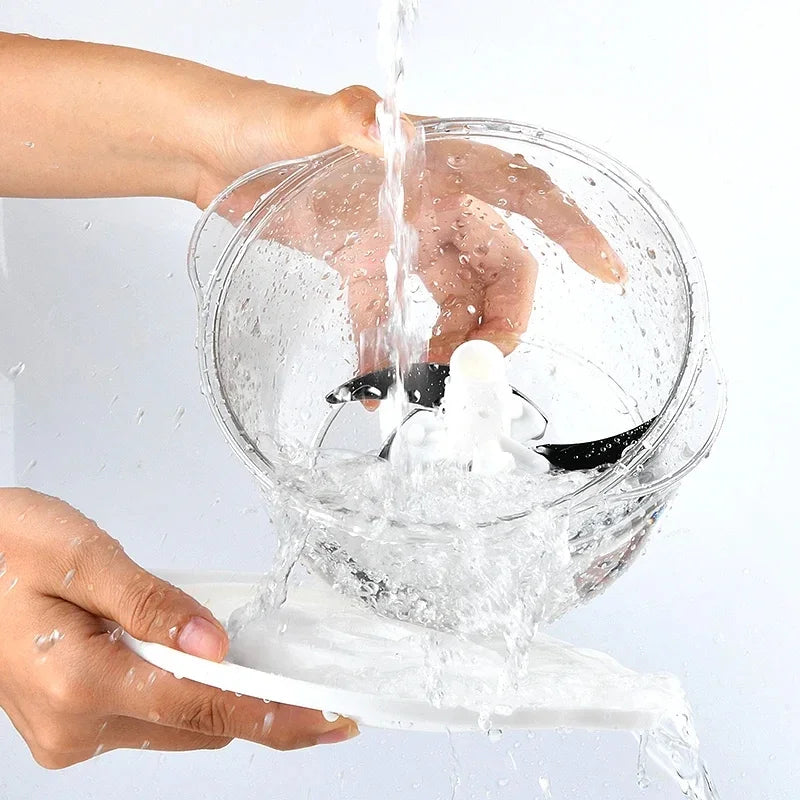 Plastic Garlic Mincing Machine Easy Manual Crusher & Chopper